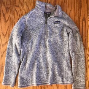 Patagonia Better Sweater purple pullover top XS
